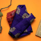 Exclusive Banaras Tissue Silk Saree in the Shades of Navy